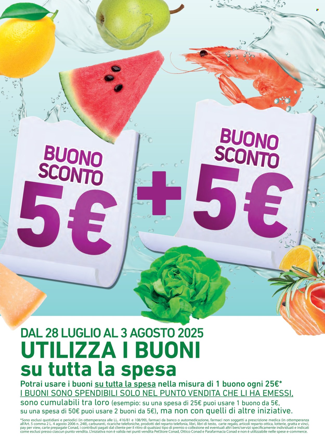 Leták Conad - 16.7.2025 - 29.7.2025. Strana 3