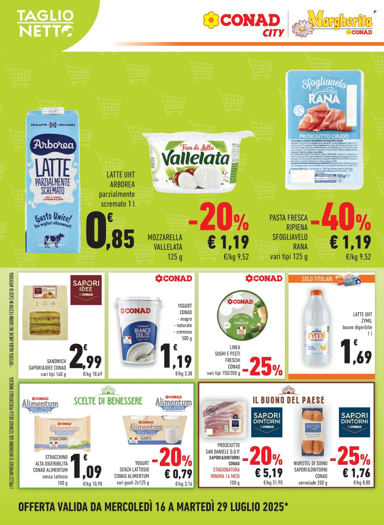 Leták Conad - 16.7.2025 - 29.7.2025. Strana 4