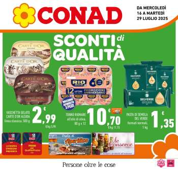 Volantino Conad - 16/7/2025 - 29/7/2025.