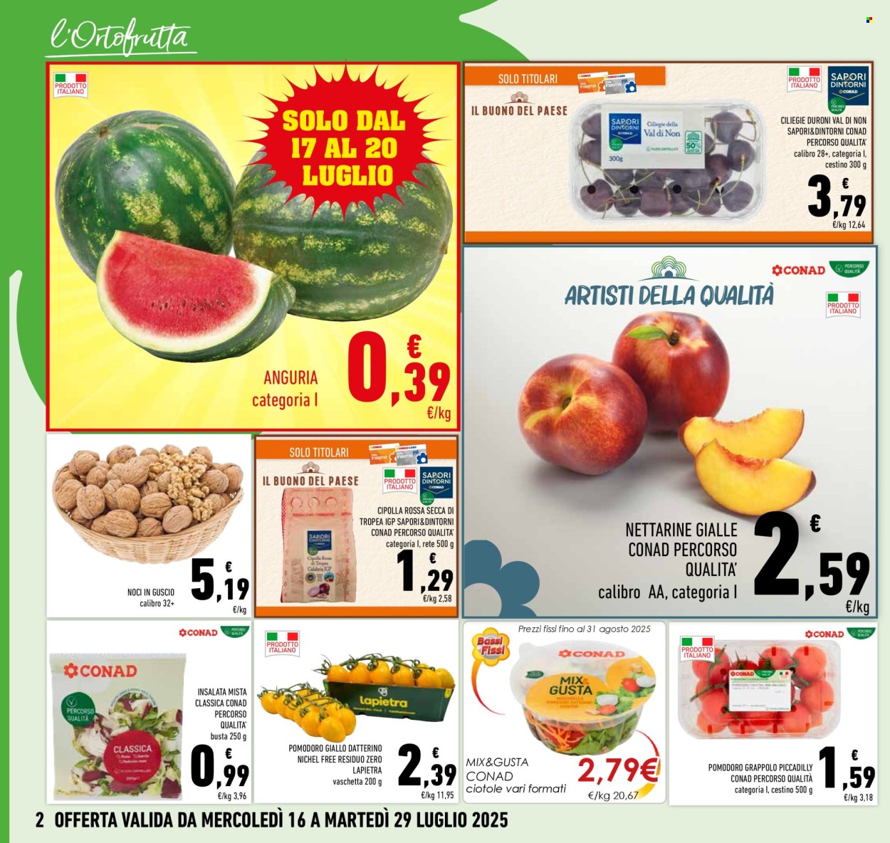 Leták Conad - 16.7.2025 - 29.7.2025. Strana 2
