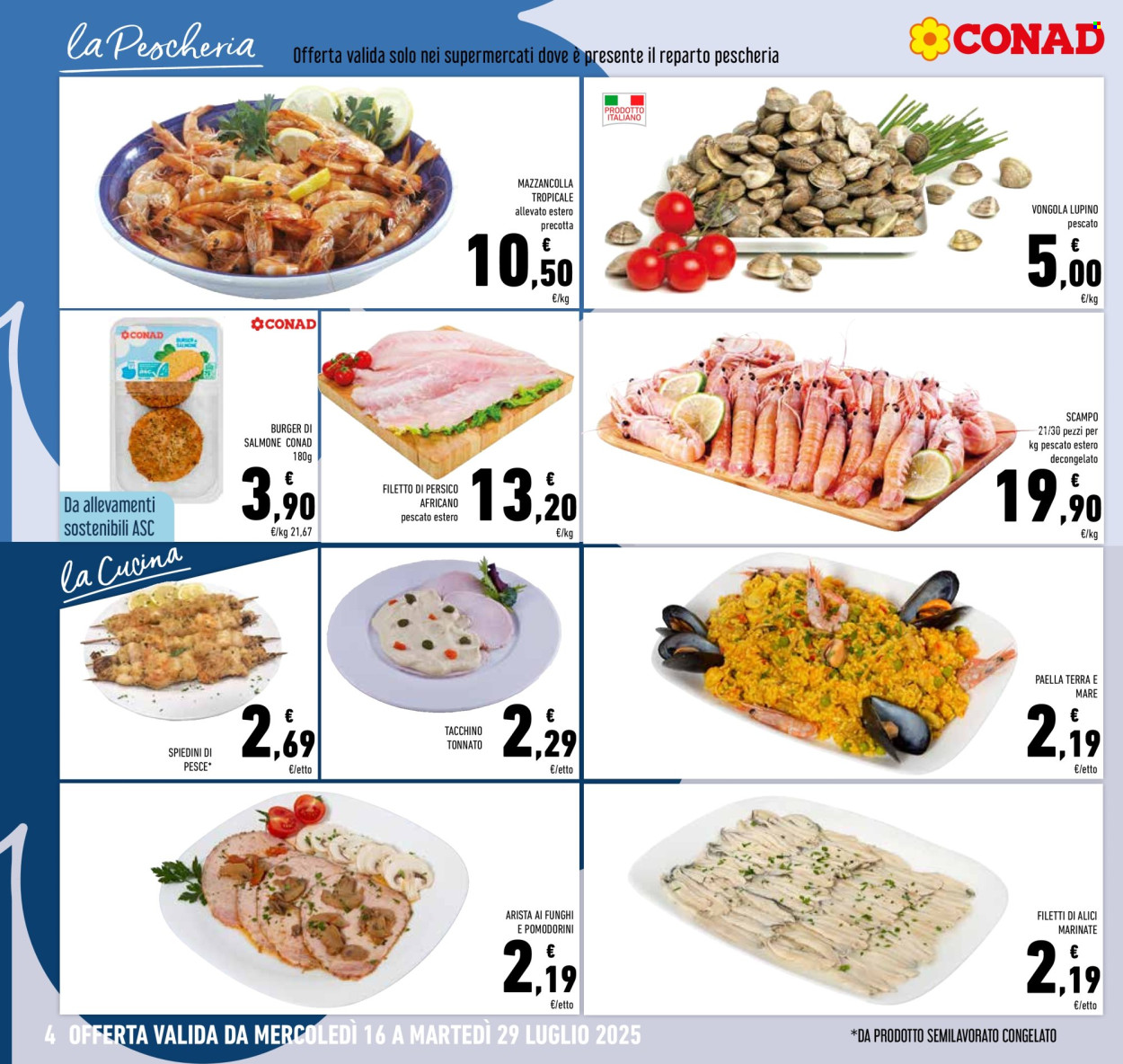 Leták Conad - 16.7.2025 - 29.7.2025. Strana 4