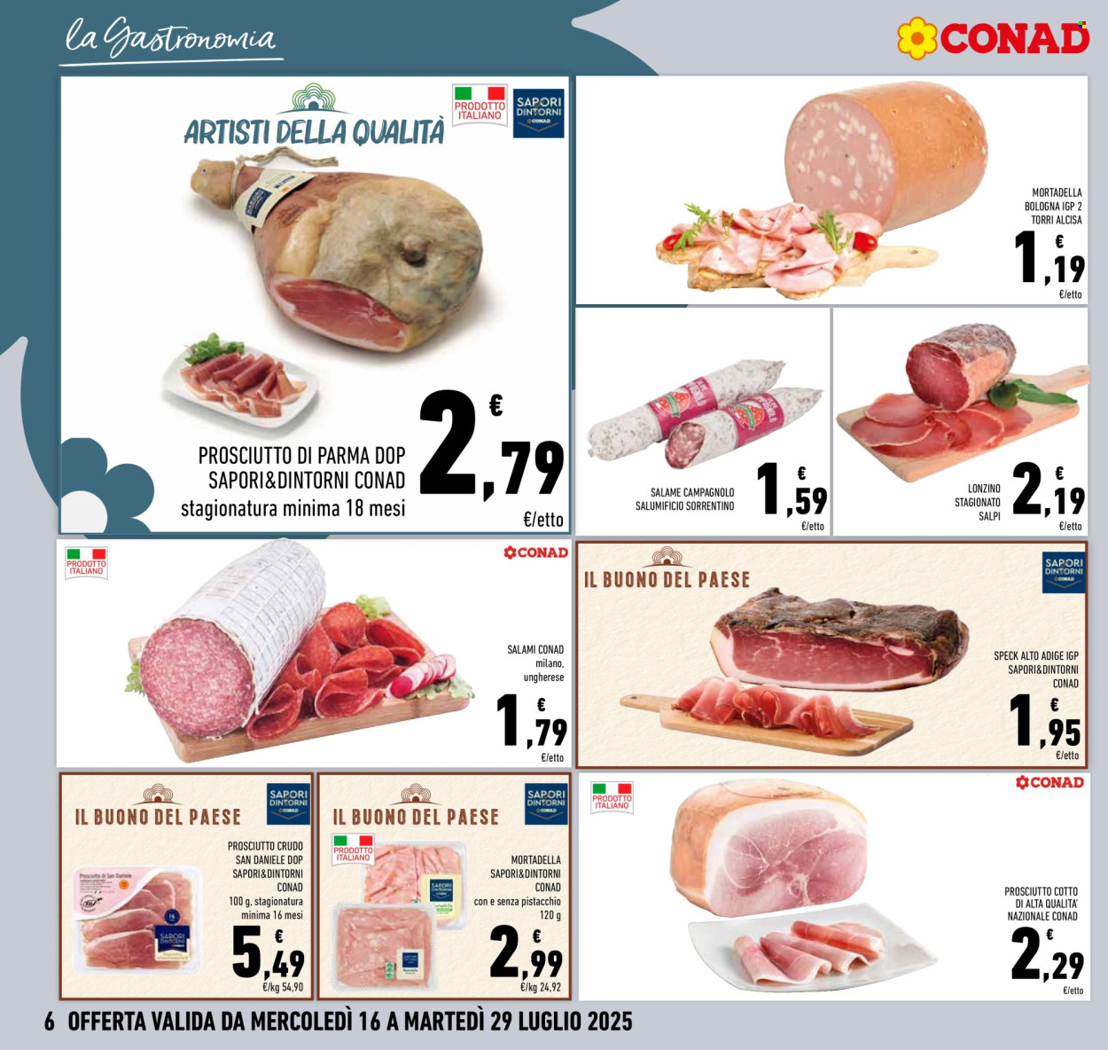 Leták Conad - 16.7.2025 - 29.7.2025. Strana 6
