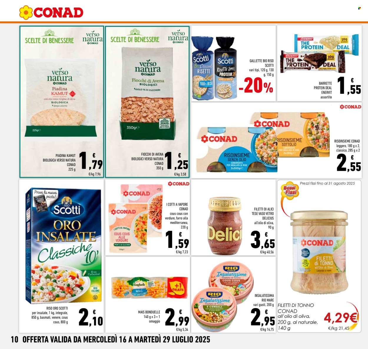 Leták Conad - 16.7.2025 - 29.7.2025. Strana 10