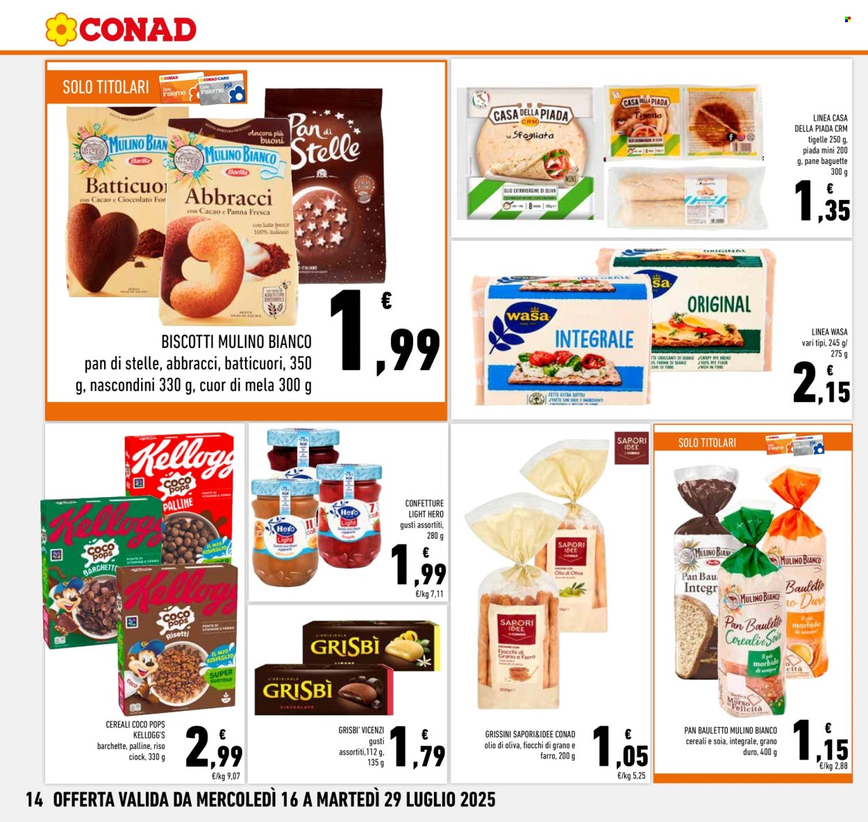 Leták Conad - 16.7.2025 - 29.7.2025. Strana 14