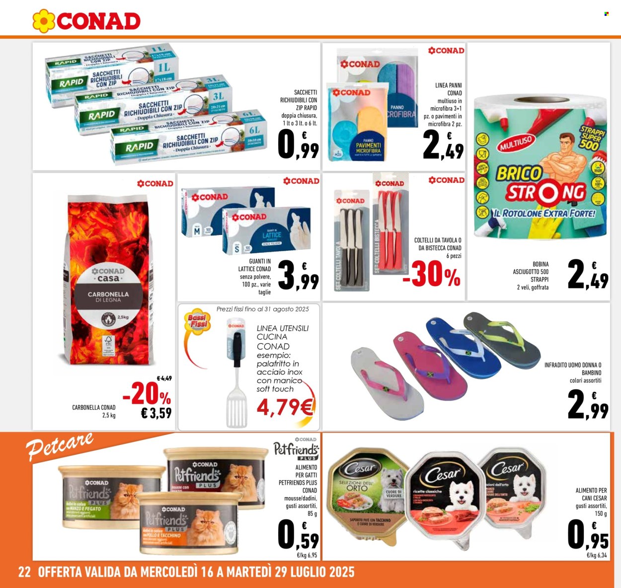 Leták Conad - 16.7.2025 - 29.7.2025. Strana 22