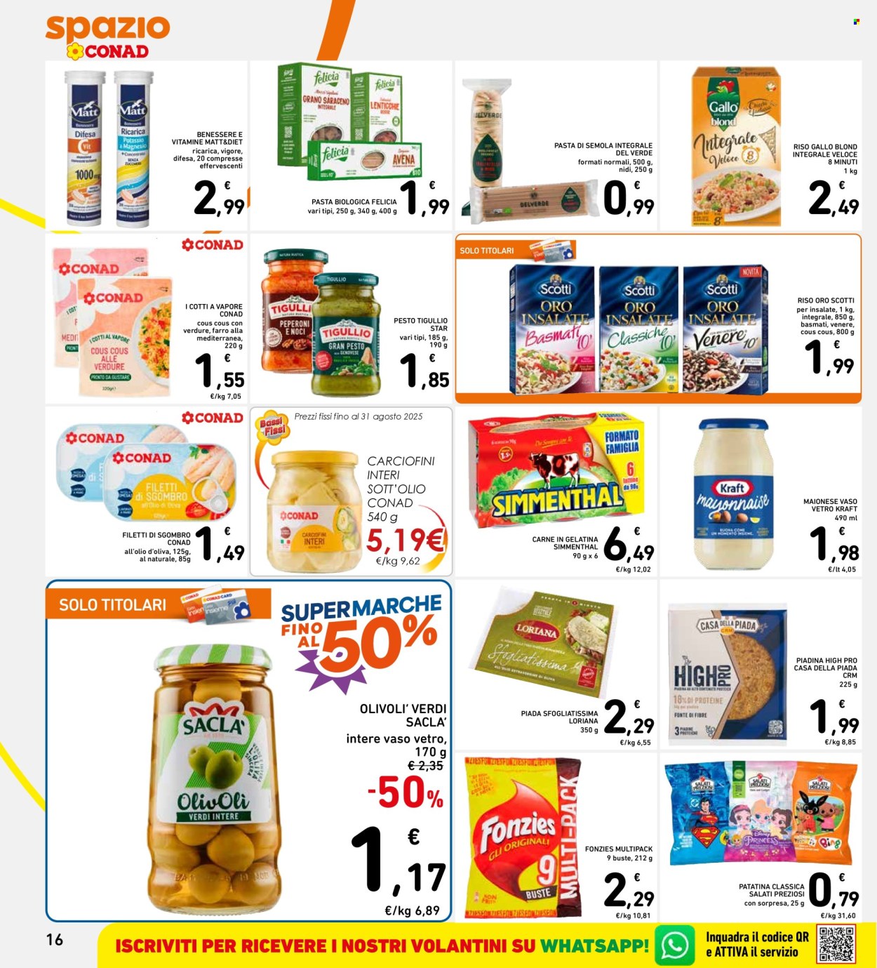 Volantino Spazio Conad - 21/7/2025 - 30/7/2025. Pagina 16