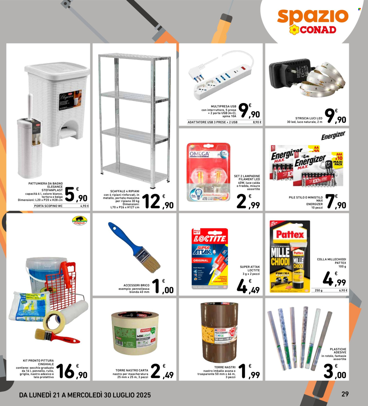 Volantino Spazio Conad - 21/7/2025 - 30/7/2025. Pagina 29