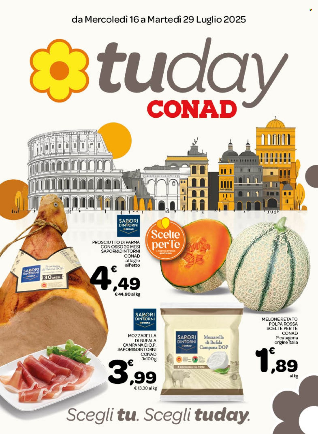 Leták TuDay Conad - 16.7.2025 - 29.7.2025. Strana 1