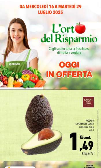 Volantino Conad - 15/7/2025 - 29/7/2025.