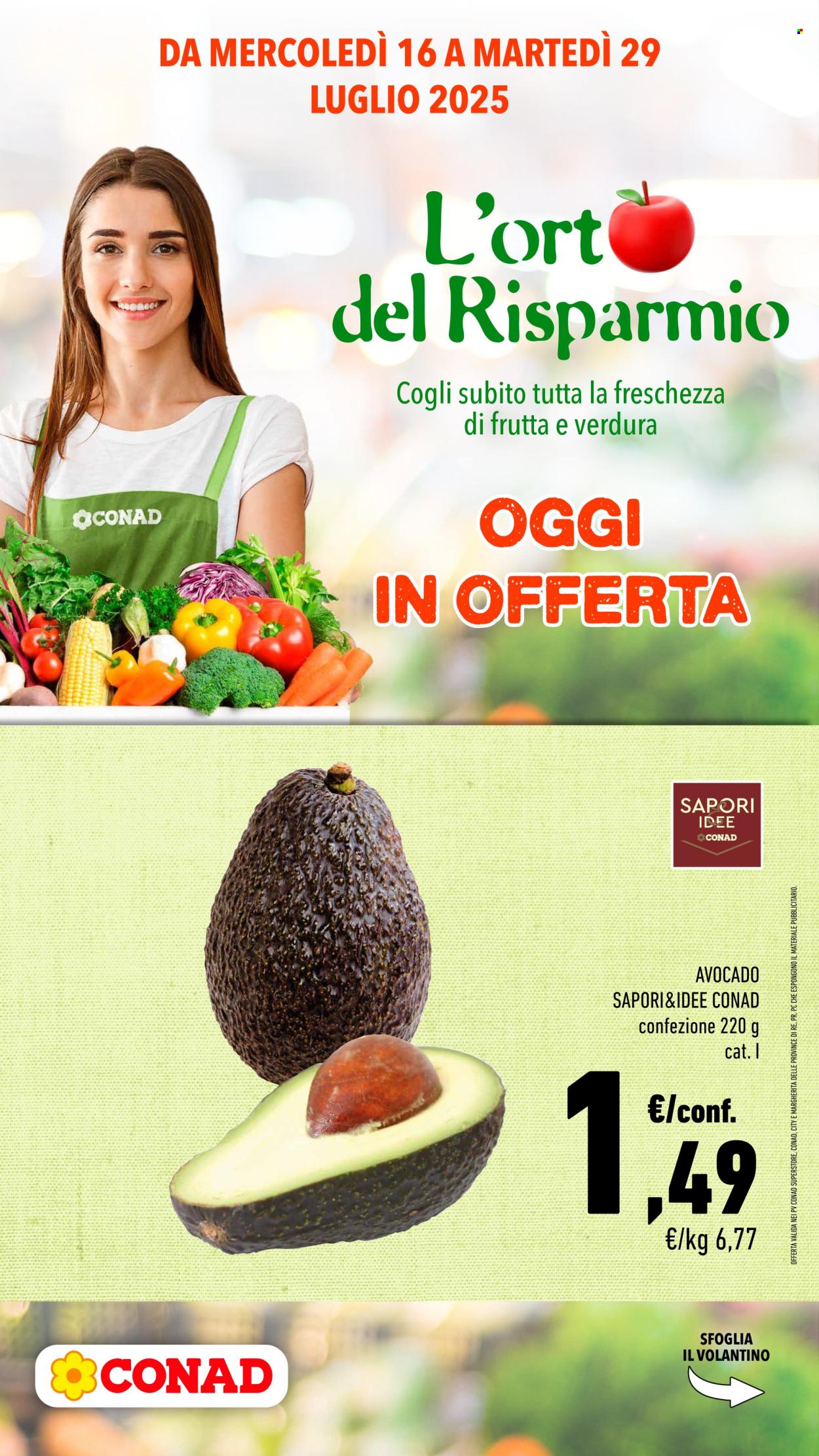 Leták Conad - 15.7.2025 - 29.7.2025. Strana 1