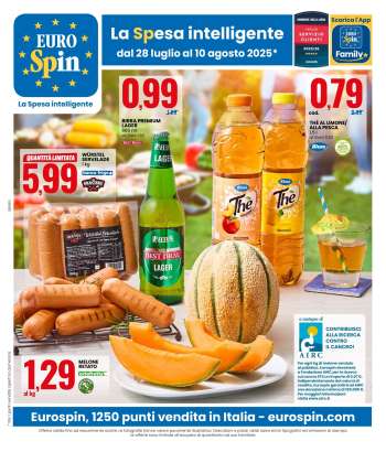 Volantino EuroSpin - 28/7/2025 - 10/8/2025.