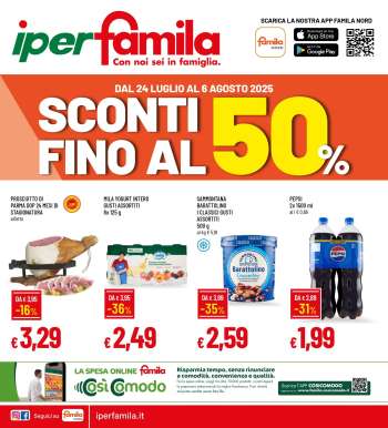 Volantino Famila - 24/7/2025 - 6/8/2025.