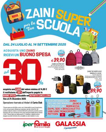 Volantino Famila - 24/7/2025 - 14/9/2025.