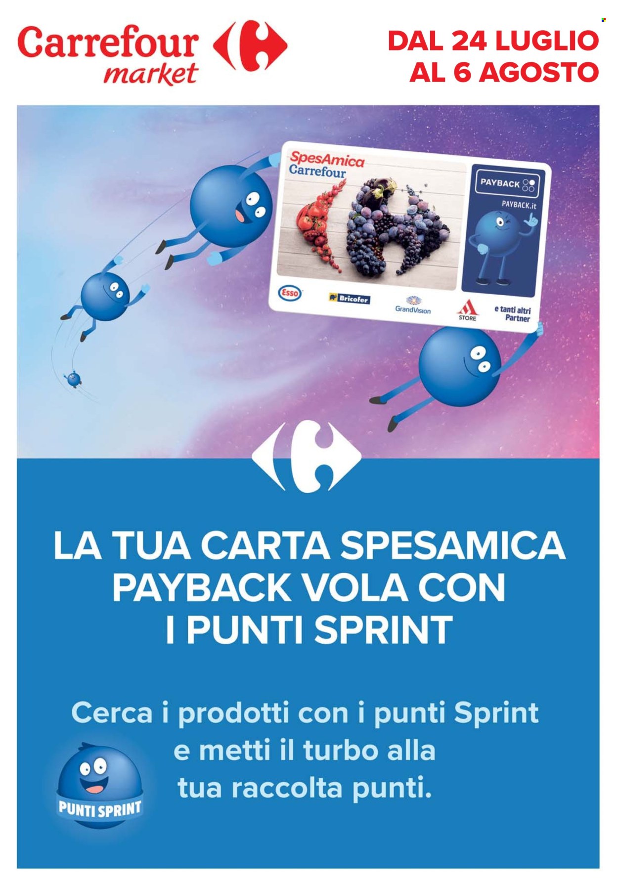 Volantino Carrefour - 24/7/2025 - 6/8/2025. Pagina 1