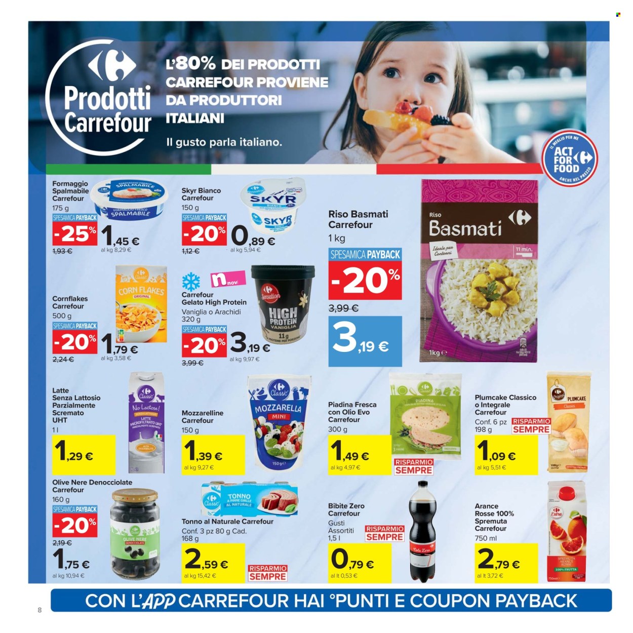 Volantino Carrefour - 24/7/2025 - 6/8/2025. Pagina 8