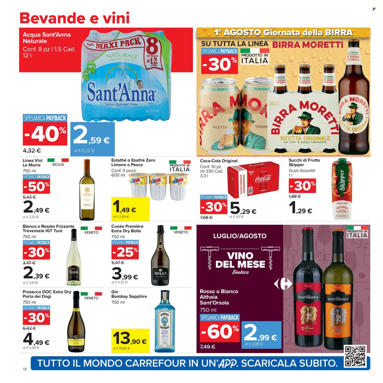 Volantino Carrefour - 24/7/2025 - 6/8/2025. Pagina 16