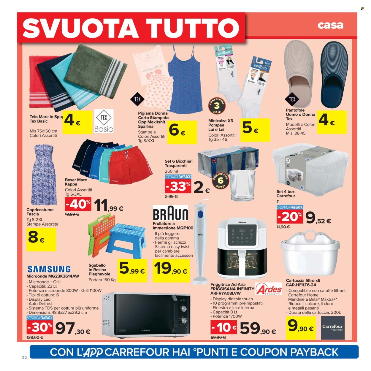 Volantino Carrefour - 24/7/2025 - 6/8/2025. Pagina 22