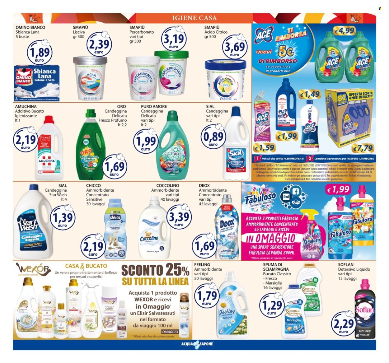 Volantino Acqua & Sapone - 28/7/2025 - 10/8/2025. Pagina 19