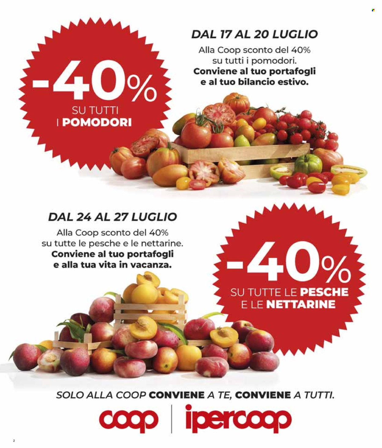 Volantino Coop - 17/7/2025 - 30/7/2025. Pagina 2