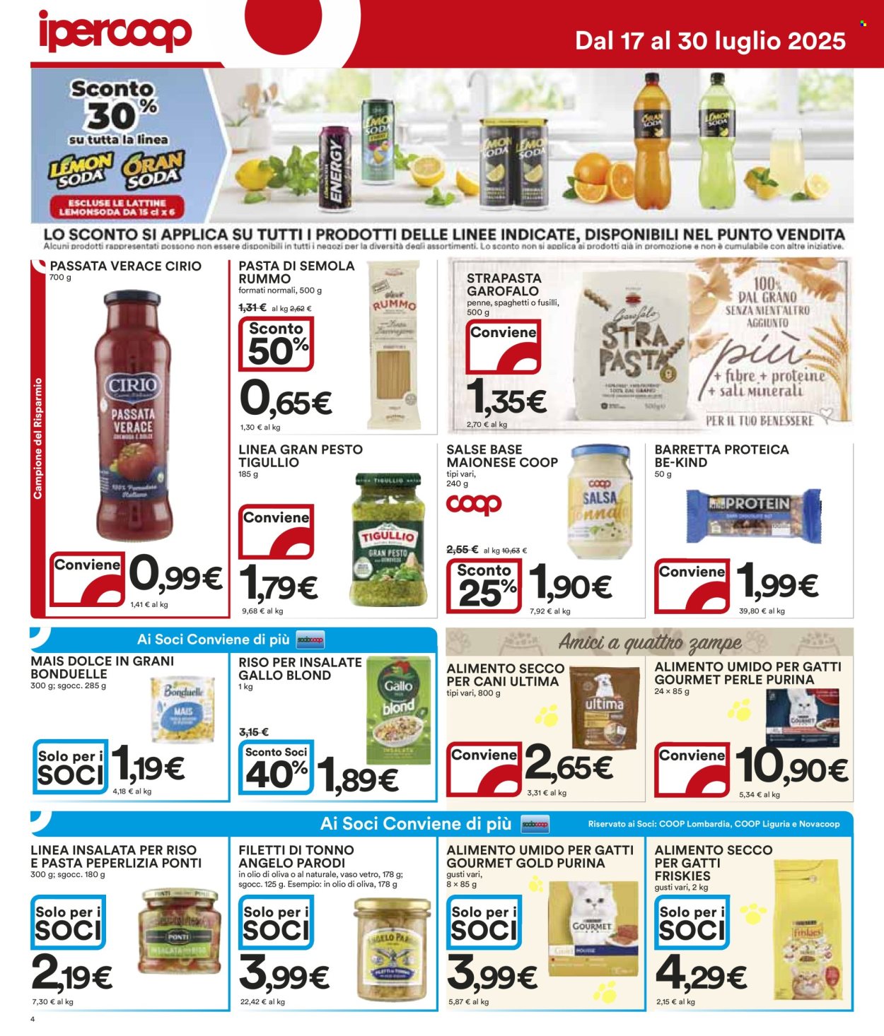 Volantino Coop - 17/7/2025 - 30/7/2025. Pagina 4