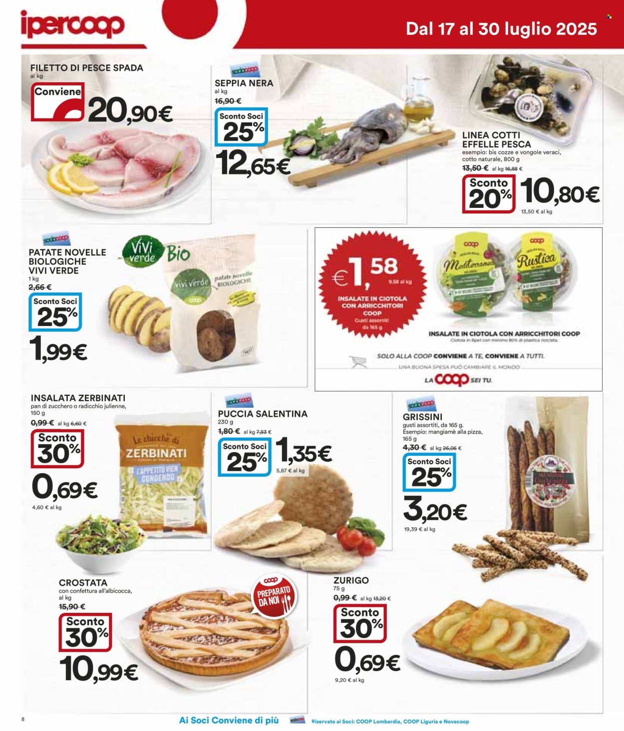Volantino Coop - 17/7/2025 - 30/7/2025. Pagina 8