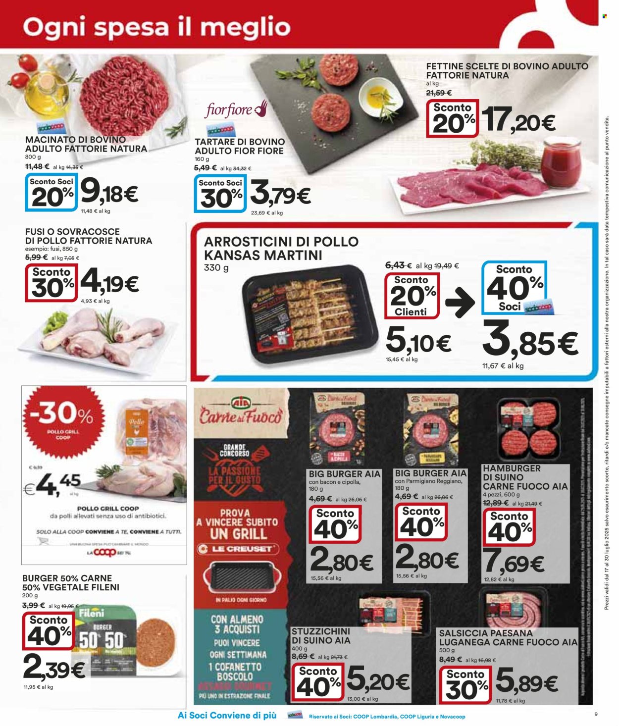 Volantino Coop - 17/7/2025 - 30/7/2025. Pagina 9