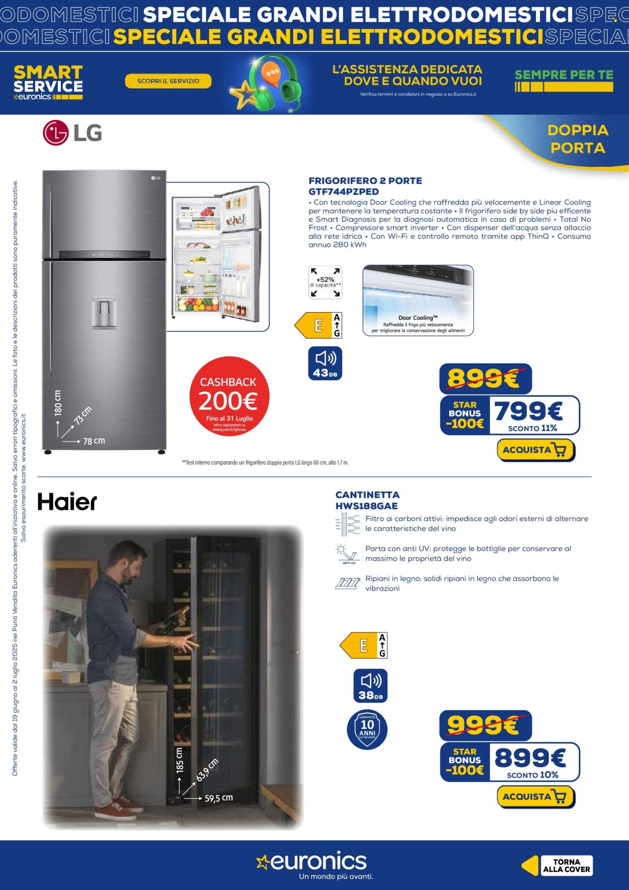 Volantino Euronics - 17/7/2025 - 30/7/2025. Pagina 11