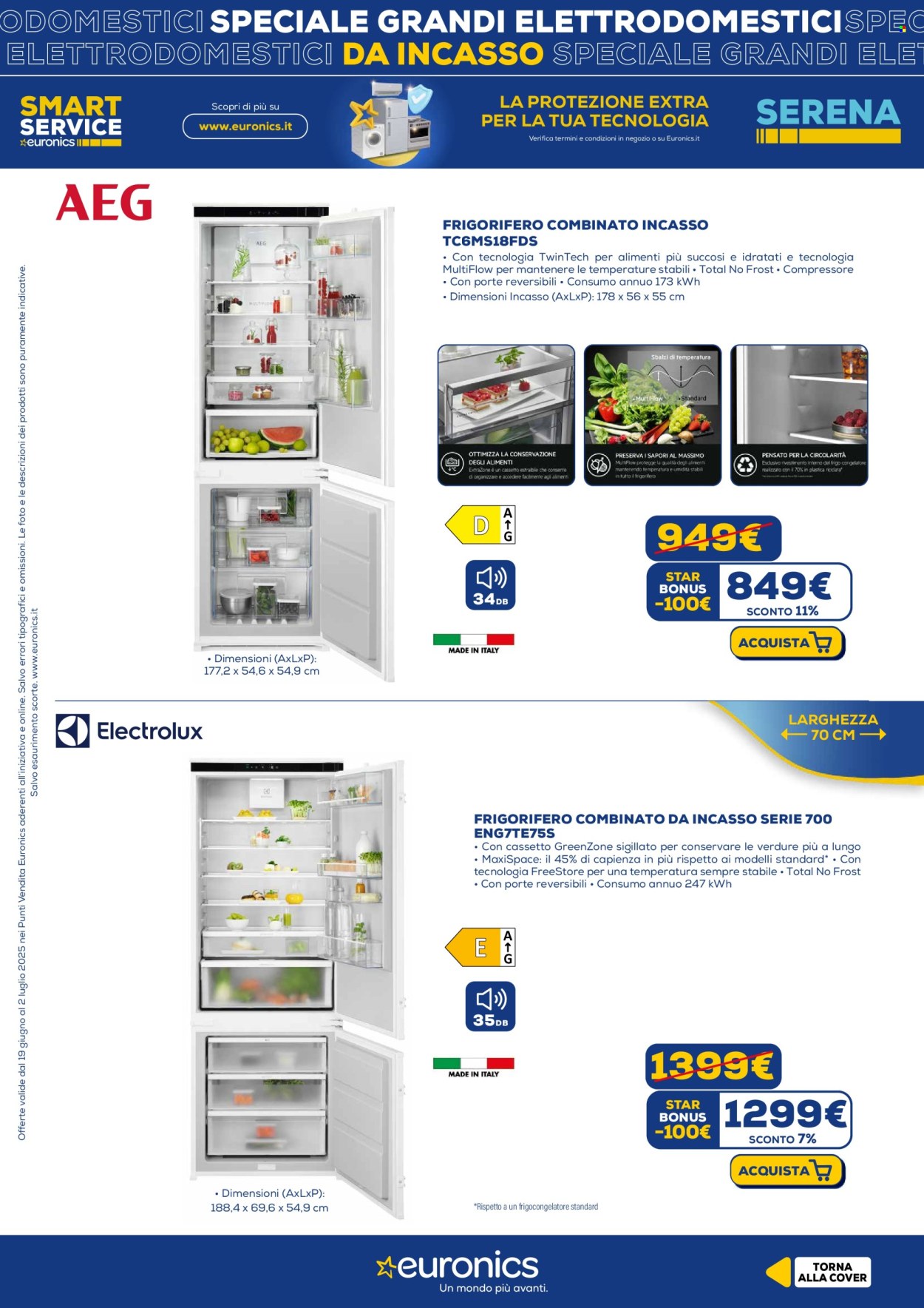 Volantino Euronics - 17/7/2025 - 30/7/2025. Pagina 14