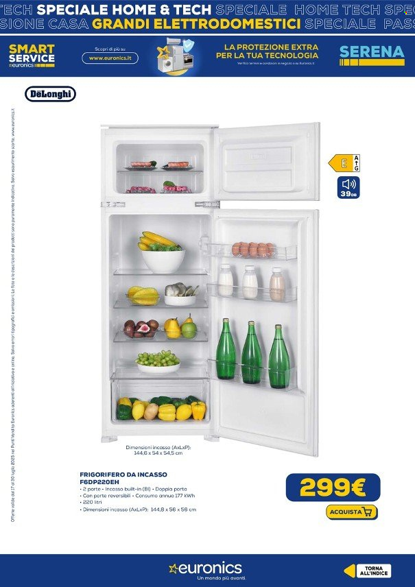 Volantino Euronics - 17/7/2025 - 30/7/2025. Pagina 8