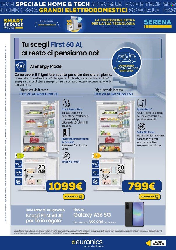 Volantino Euronics - 17/7/2025 - 30/7/2025. Pagina 9