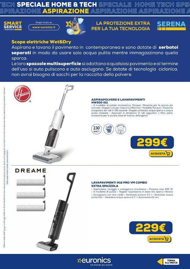 Volantino Euronics - 17/7/2025 - 30/7/2025. Pagina 13