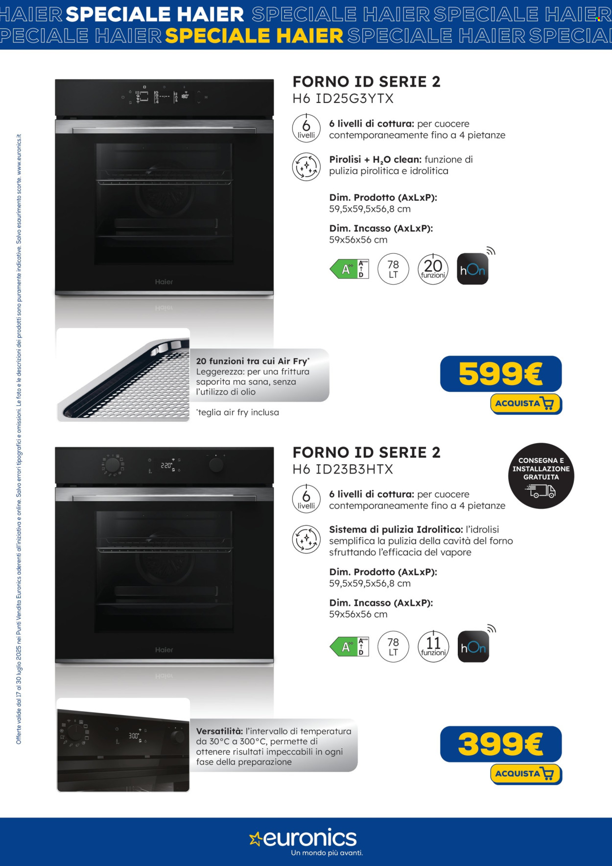 Volantino Euronics - 17/7/2025 - 30/7/2025. Pagina 16