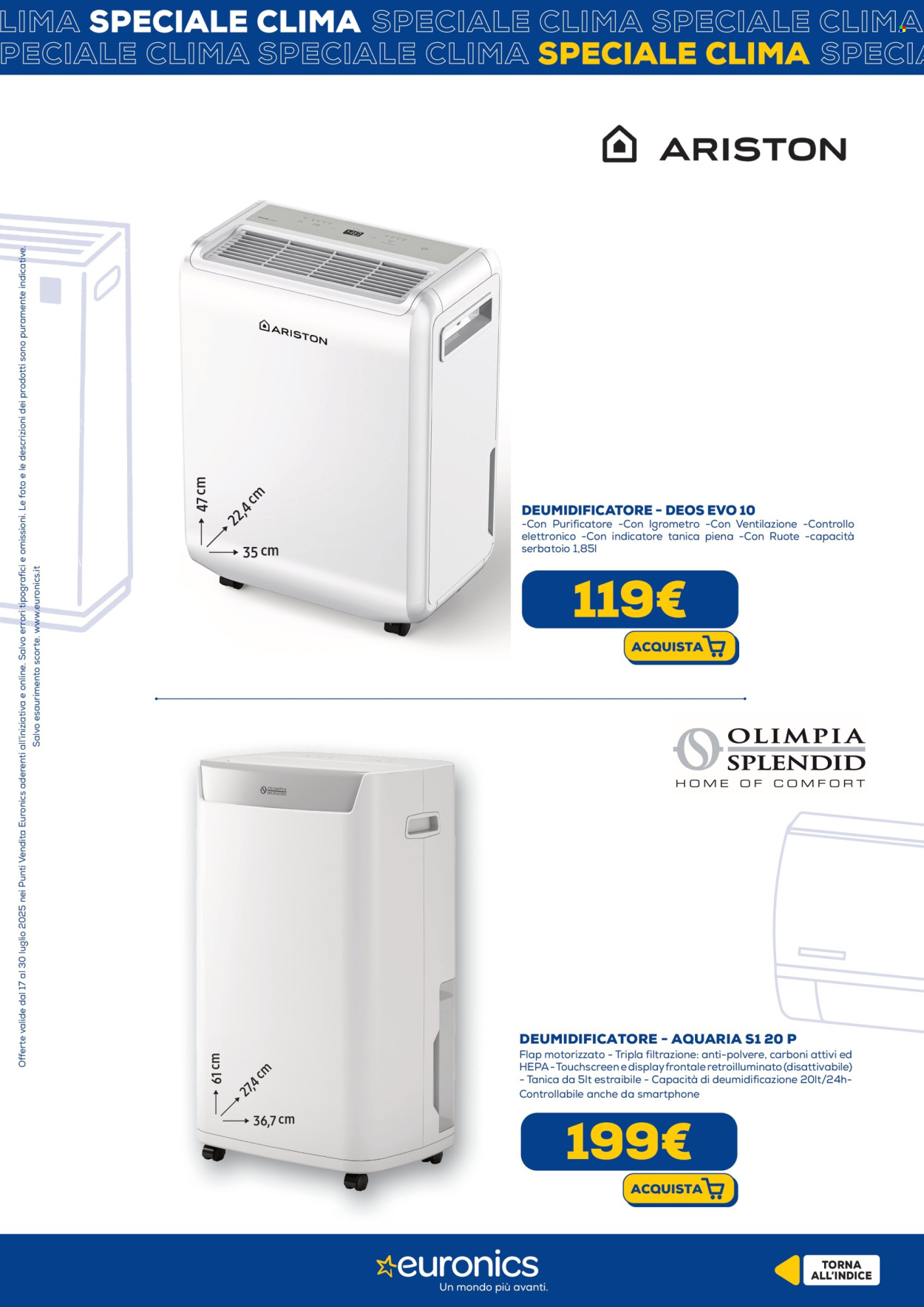 Volantino Euronics - 17/7/2025 - 30/7/2025. Pagina 23