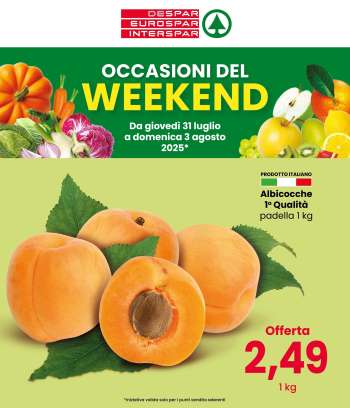 Volantino Eurospar - 31/7/2025 - 3/8/2025.