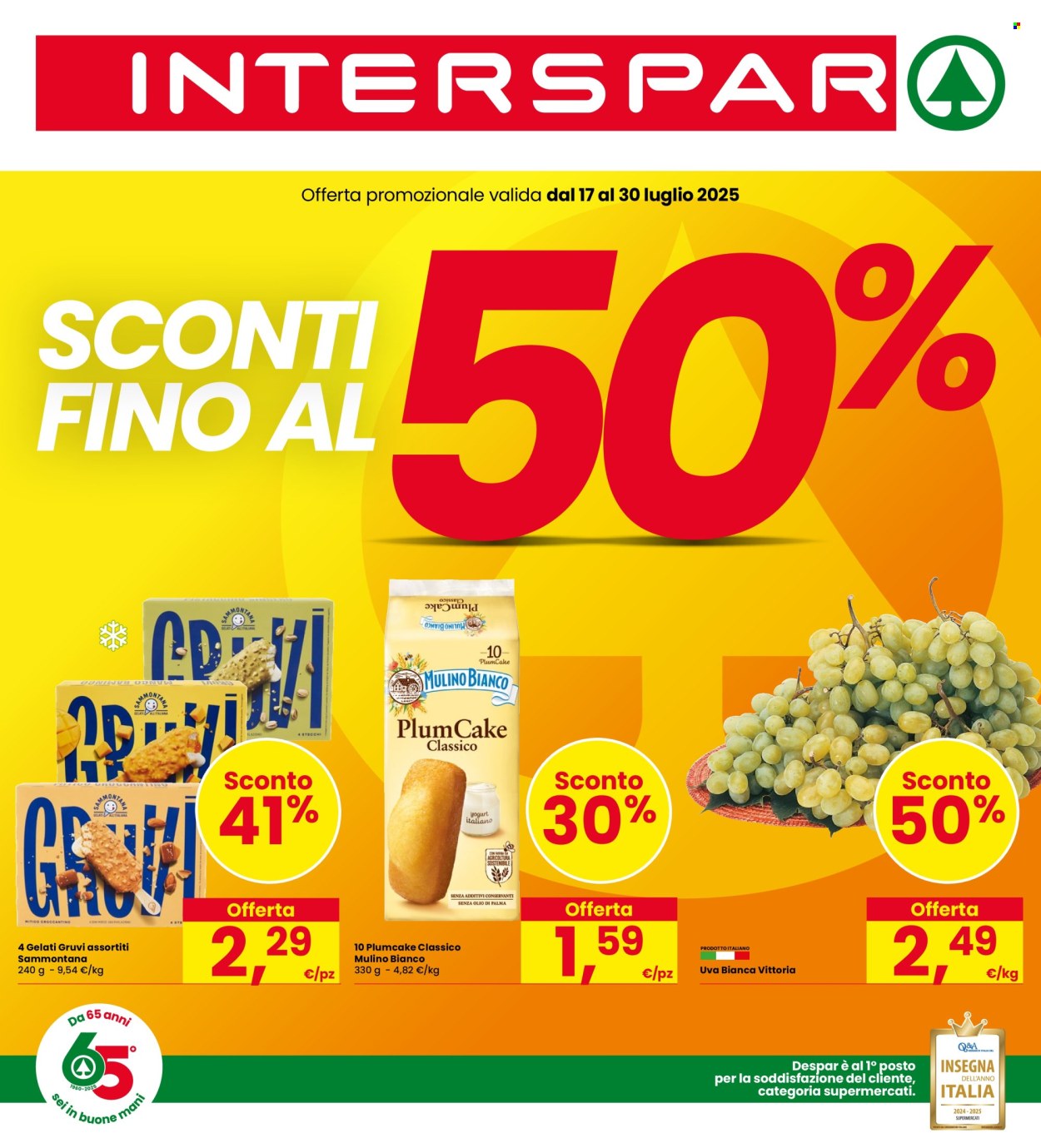 Volantino Interspar - 17/7/2025 - 30/7/2025. Pagina 1