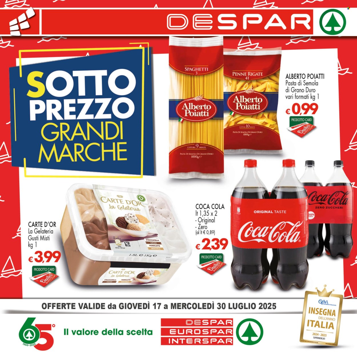 Volantino Despar - 17/7/2025 - 30/7/2025. Pagina 1