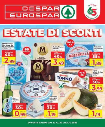 Volantino Eurospar - 17/7/2025 - 30/7/2025.