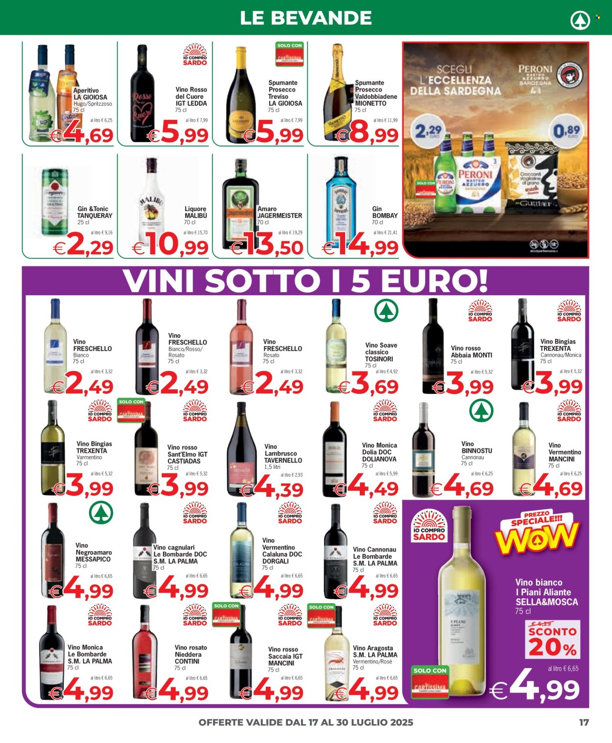 Volantino Eurospar - 17/7/2025 - 30/7/2025. Pagina 17