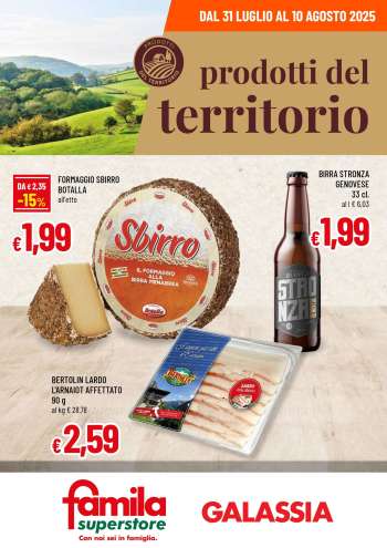 Volantino Famila - 31/7/2025 - 10/8/2025.
