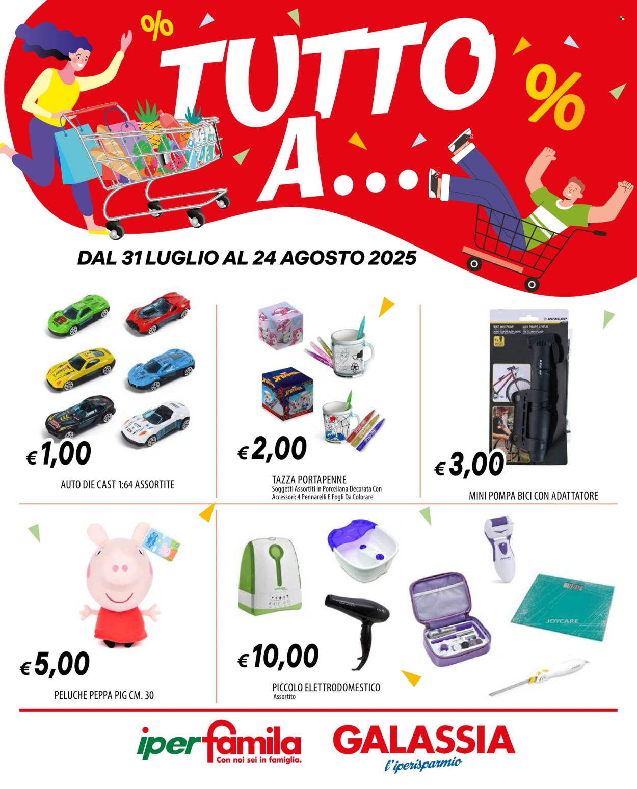 Volantino Famila - 31/7/2025 - 24/8/2025. Pagina 1