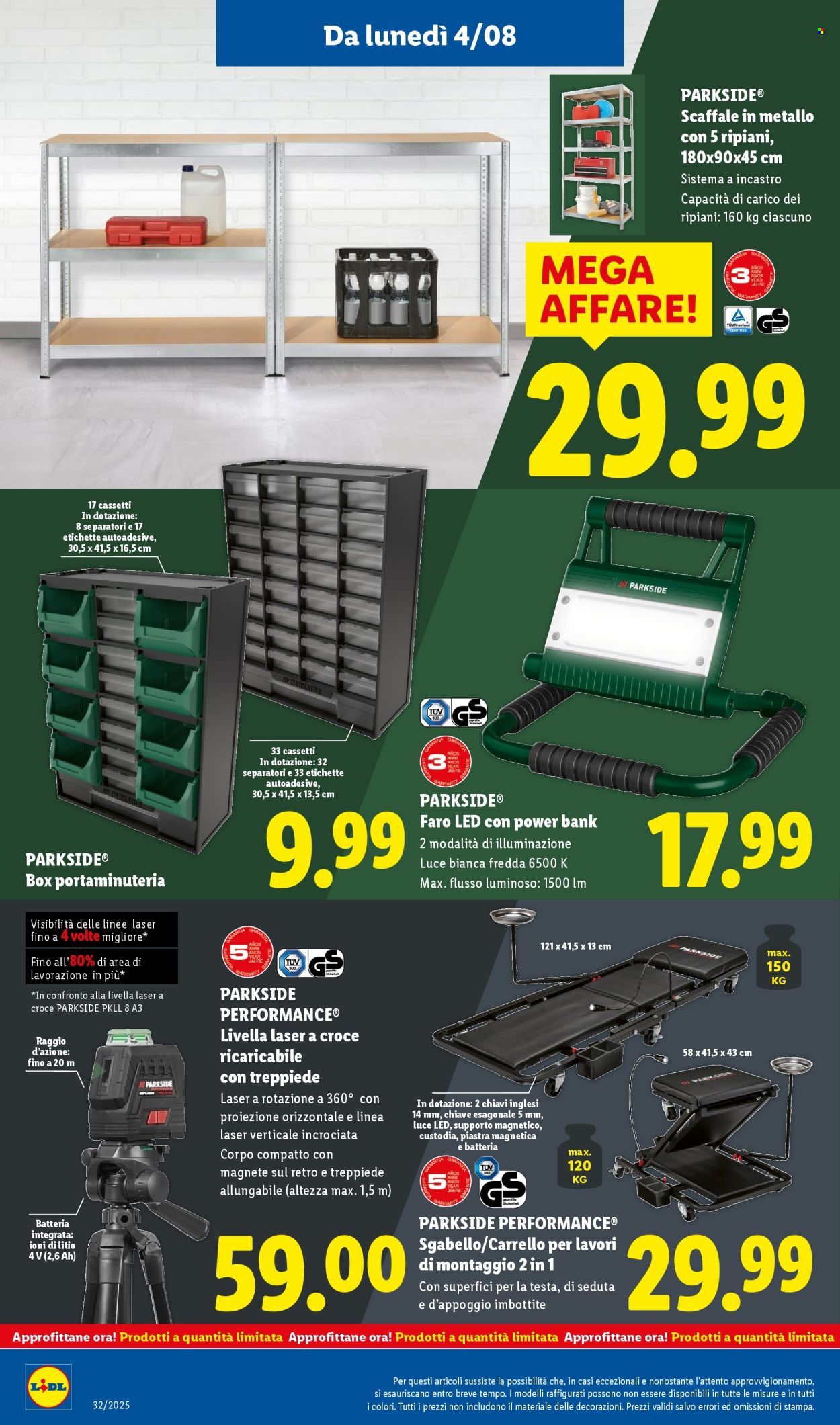 Volantino Lidl - 4/8/2025 - 10/8/2025. Pagina 32