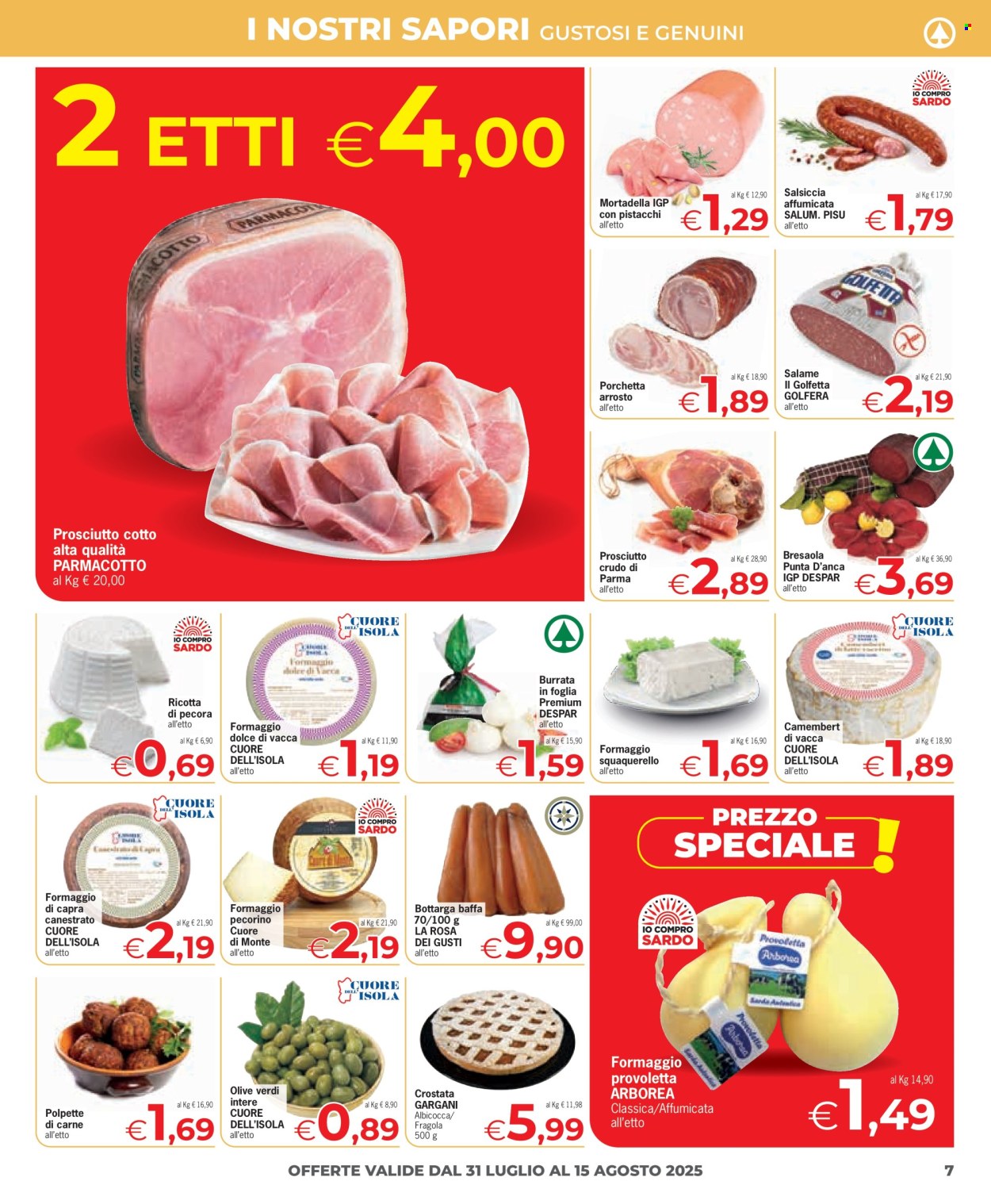Volantino Despar - 31/7/2025 - 15/8/2025. Pagina 7