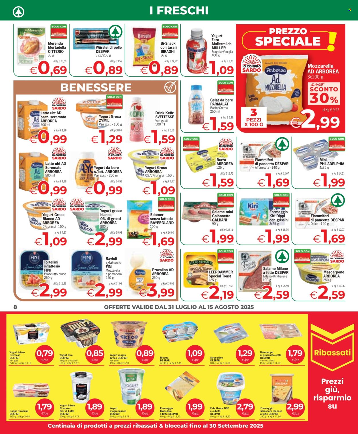 Volantino Despar - 31/7/2025 - 15/8/2025. Pagina 8