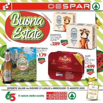 Volantino Interspar - 31/7/2025 - 13/8/2025.