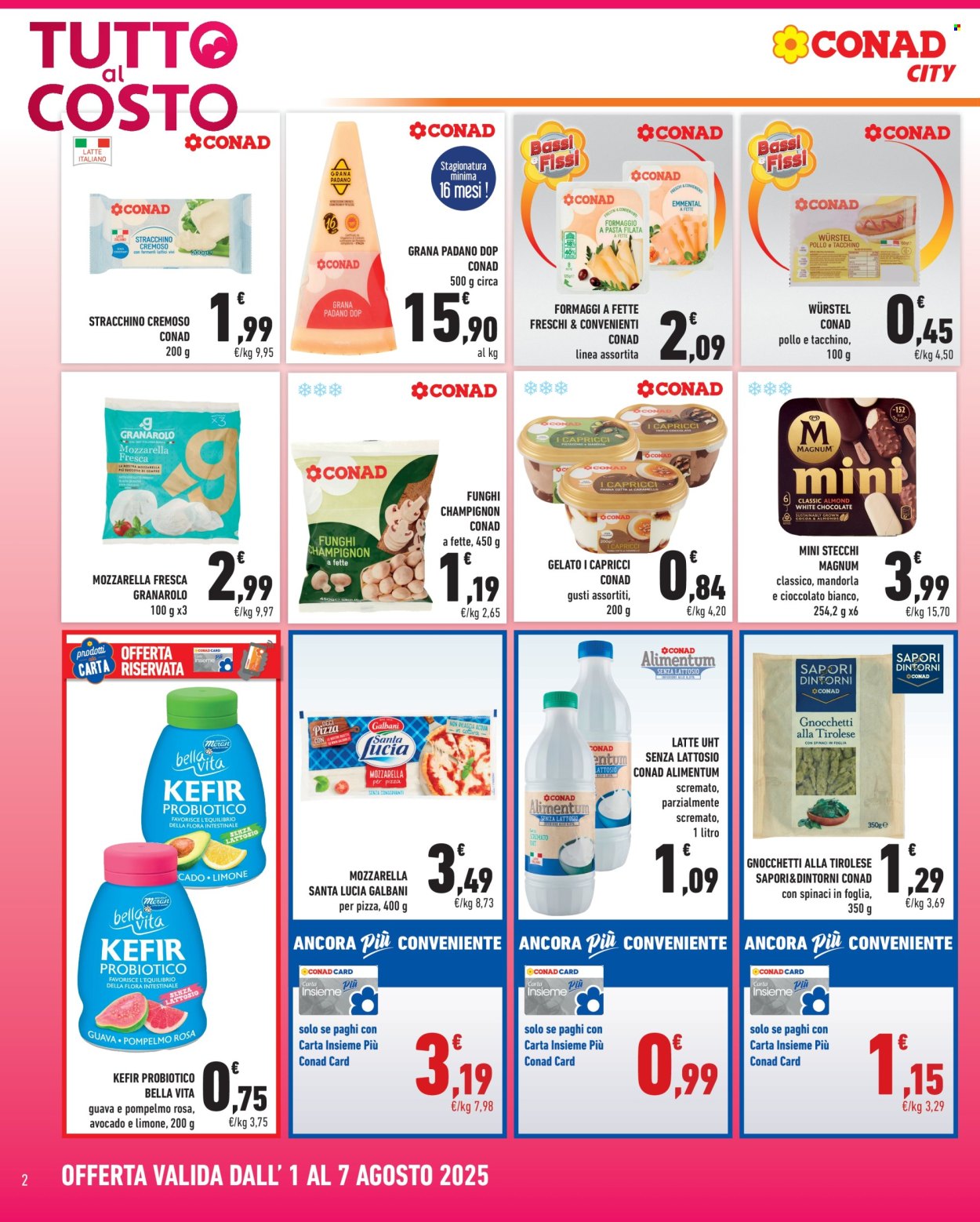 Leták Conad - 1.8.2025 - 7.8.2025. Strana 2