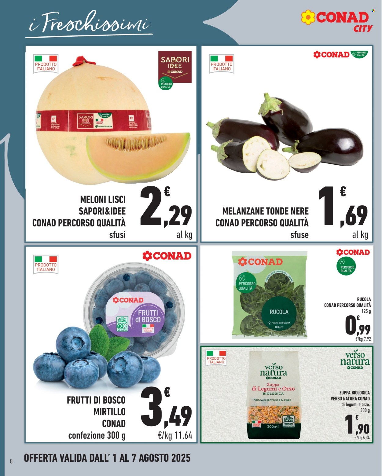 Volantino Conad - 1/8/2025 - 7/8/2025. Pagina 8