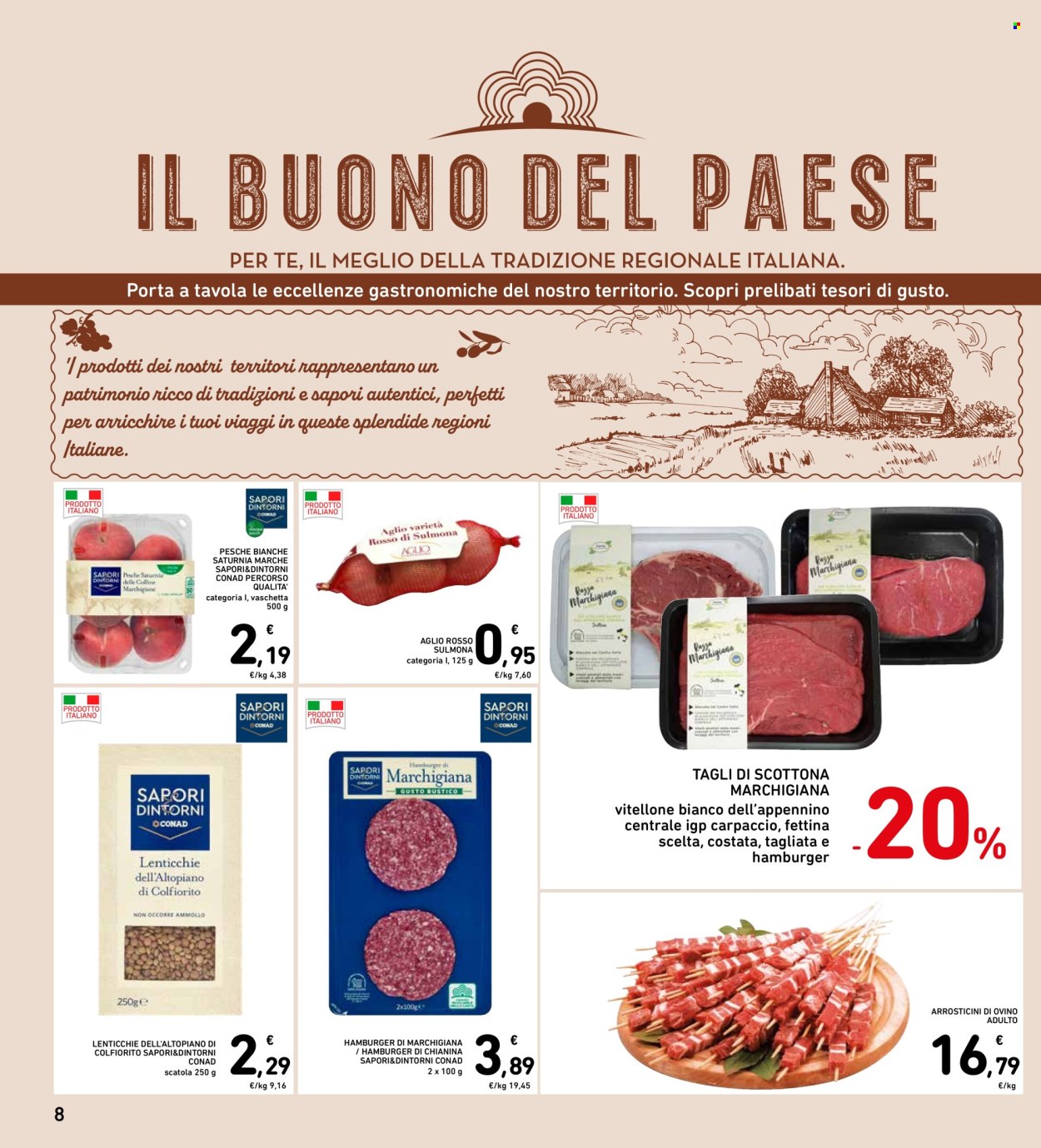 Volantino Spazio Conad - 31/7/2025 - 6/8/2025. Pagina 8