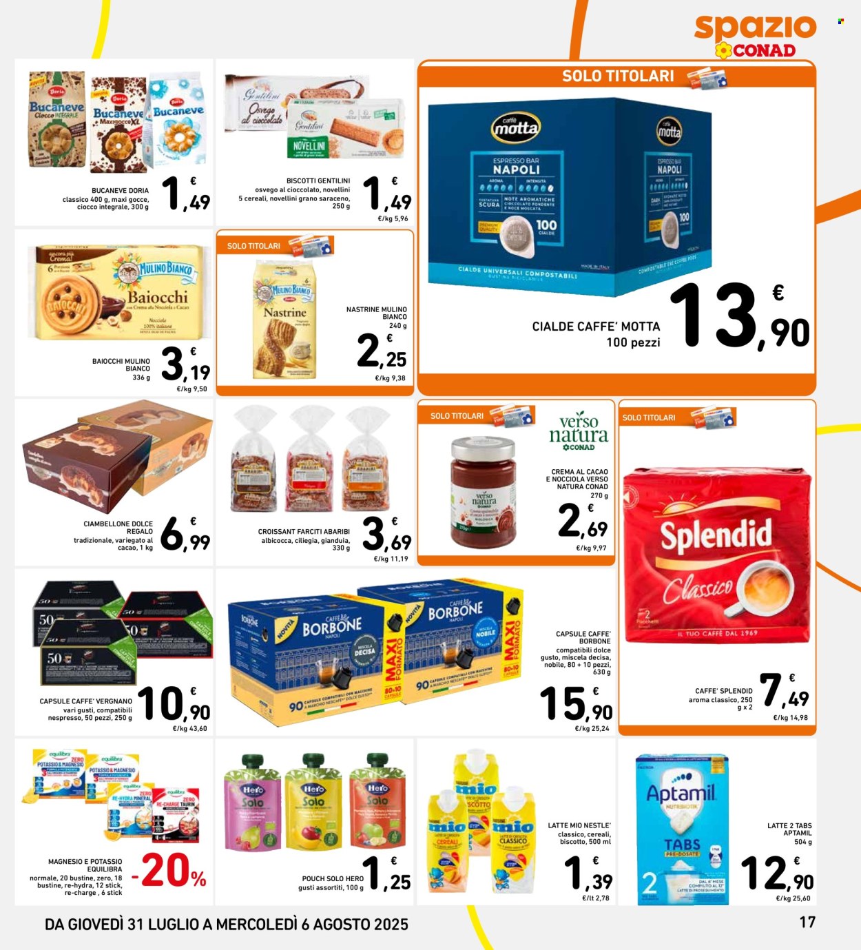 Volantino Spazio Conad - 31/7/2025 - 6/8/2025. Pagina 17
