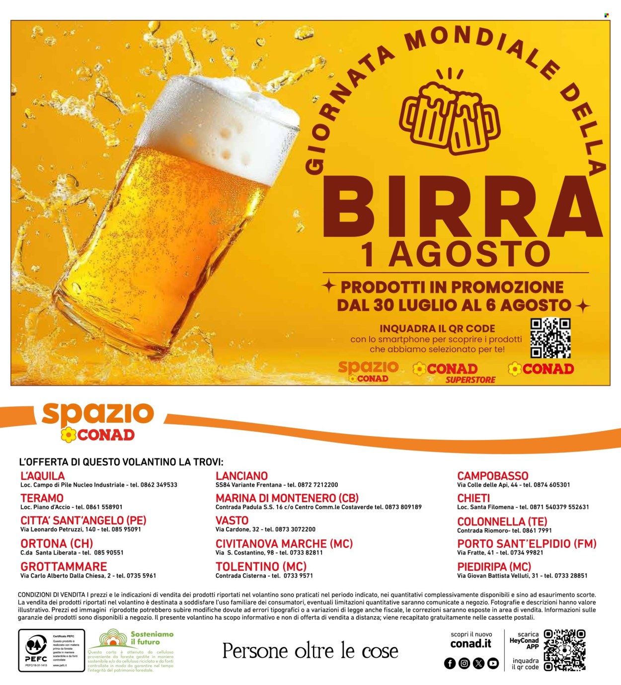 Volantino Spazio Conad - 31/7/2025 - 6/8/2025. Pagina 28