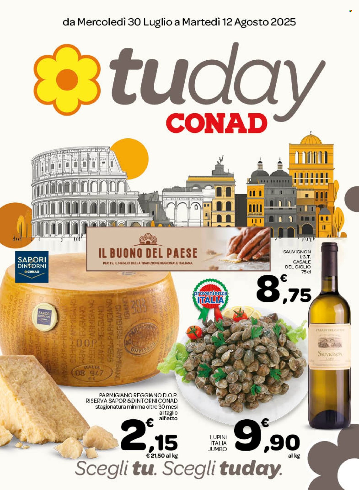 Leták TuDay Conad - 30.7.2025 - 12.8.2025. Strana 1